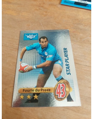 (BB31) Fourie Du Preez  - Star Player