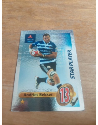 (WP36) Andries Bekker - Star Player - 1 star