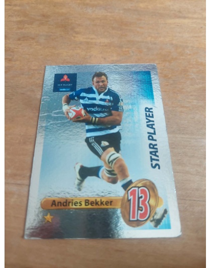 (WP36) Andries Bekker - Star Player - 1 star