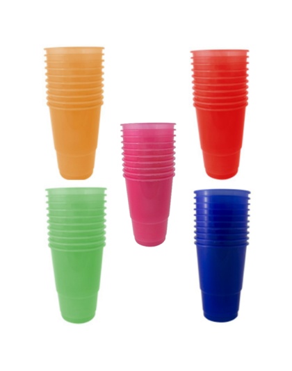 500ml Plastic Cups (Qty 500)